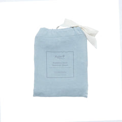 Oval Bassinet Sheet in Fog