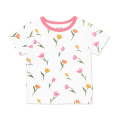 Toddler Basic Tee in Tulip