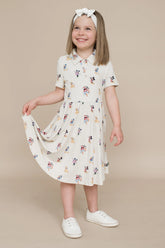 Polo Dress in Mickey Mouse and Friends