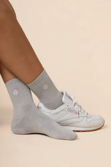 Adult Crew Socks in Storm