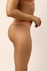 Women's Thong in Latte