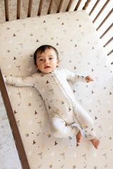 Zippered Romper in Starry Icon