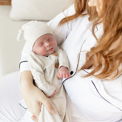 Knotted Gown with Hat Set in Oat