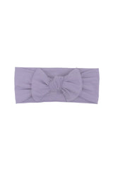 Knotted Bow Headband in Taro