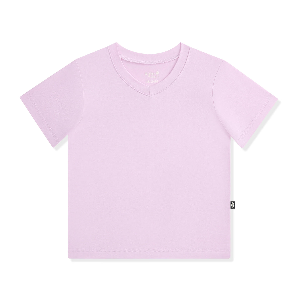 Toddler V-Neck Tee in Thistle