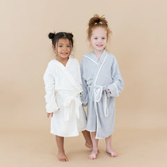 Hooded Bath Robe in Cloud