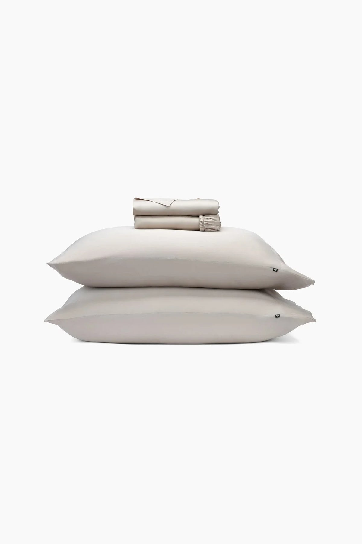 Bamboo Sateen Sheet Set in Sand Stone