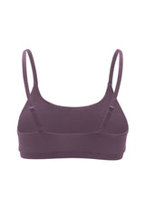 Women's Scoop Neck Bralette in Currant